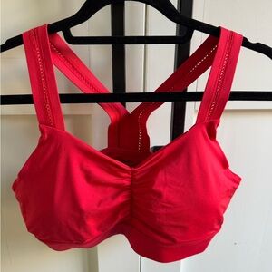 Handful Large red Y back sports bra